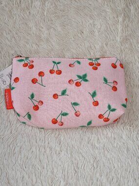 Clinique x Rifle Paper Co 4pc Makeup Bag, All About Clean, Almost Lipstick, NWT